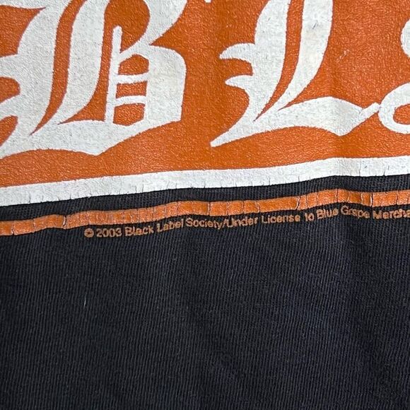 2003 Black Label Society Band T Cut Off Large - Picture 5 of 5